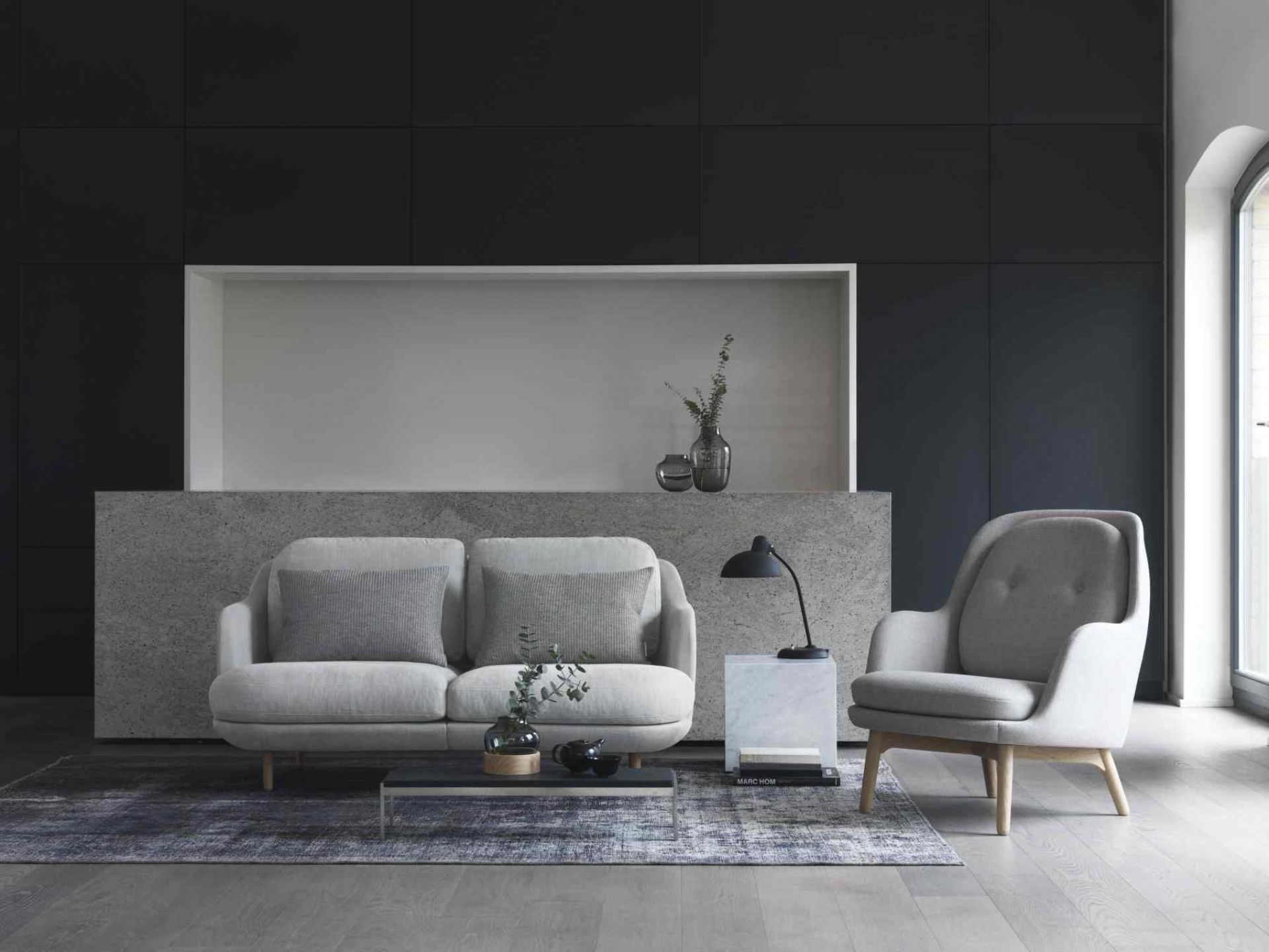 Lune 2-Sitzer Sofa Fritz Hansen