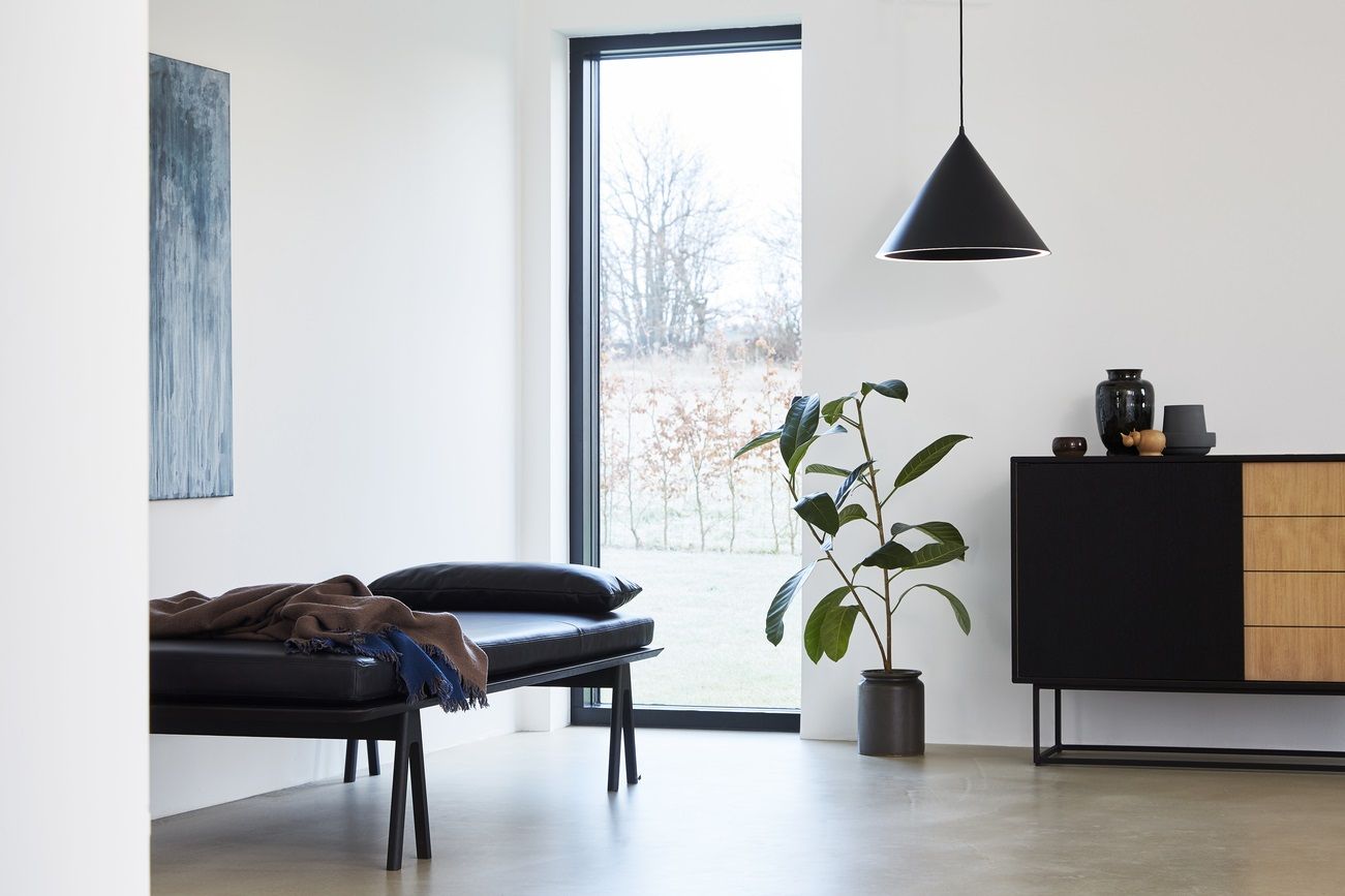Annular Pendelleuchte L Woud Schwarz