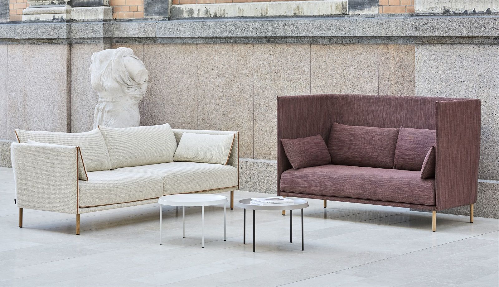 Silhouette Sofa 2-Sitzer High back Hay