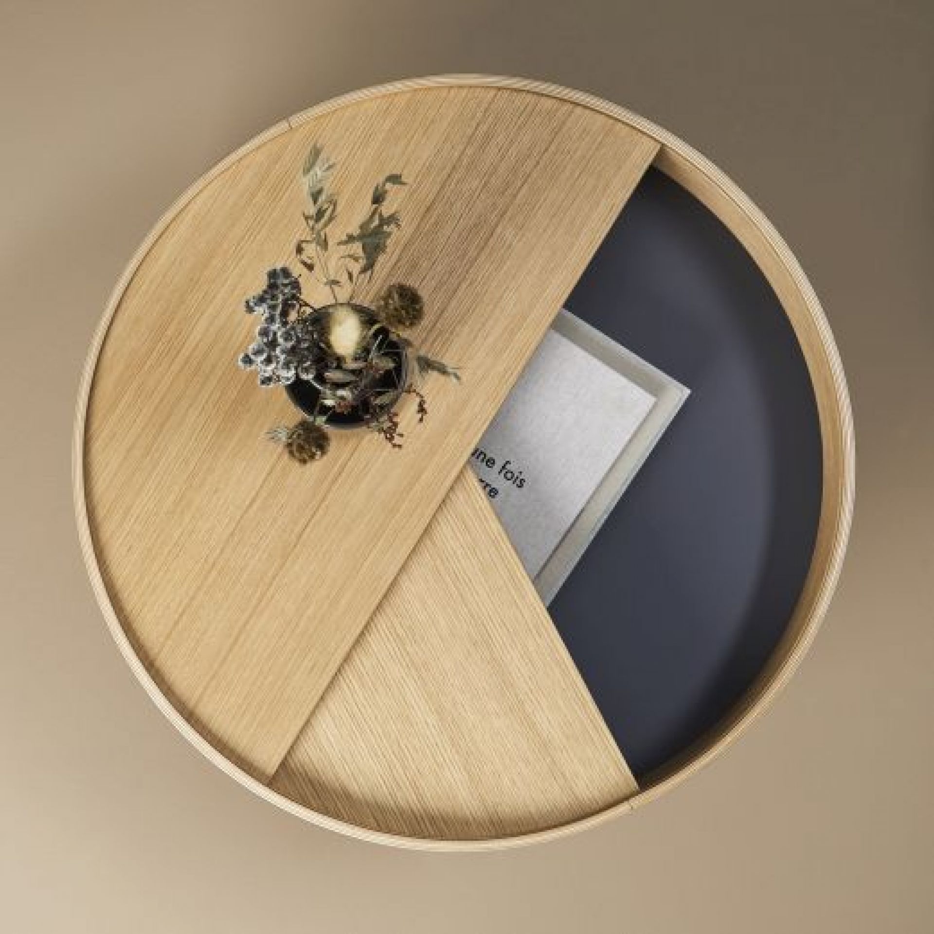 Arc Couchtisch Eiche geölt ⌀ 66 cm Woud