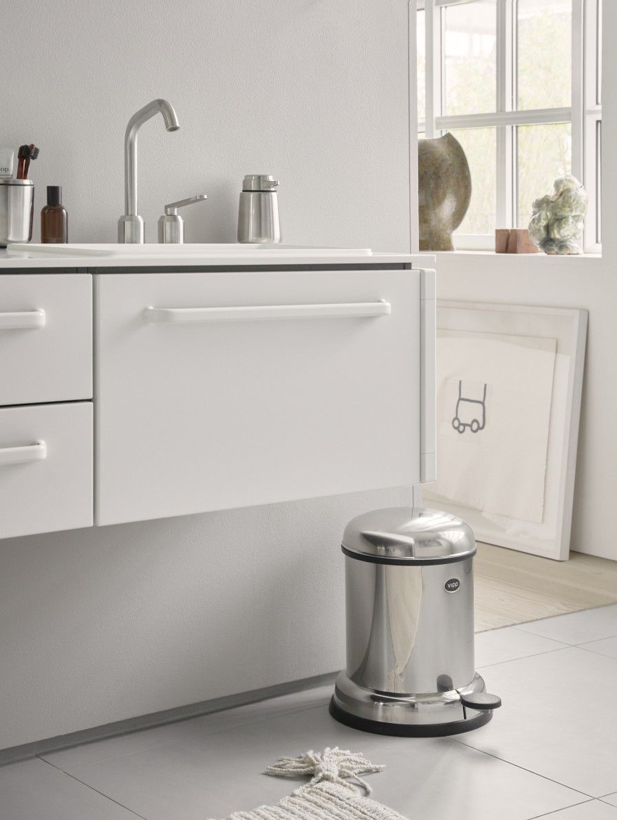 Bin Treteimer 8L Edelstahl Vipp 