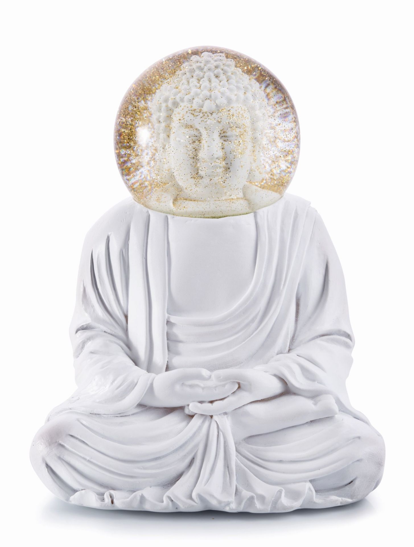 Summerglobes The White Buddha Glitzerkugel Donkey EINZELSTÜCK
