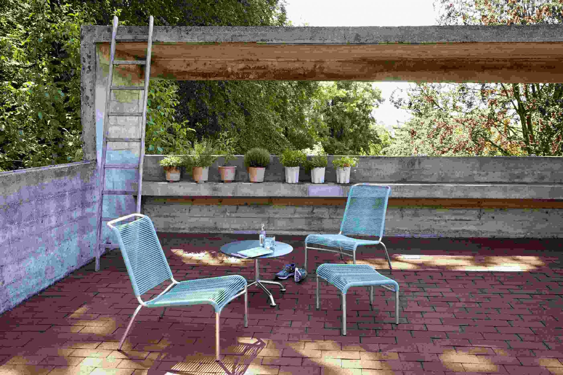 Altorfer Lounge Hocker Outdoor Embru 