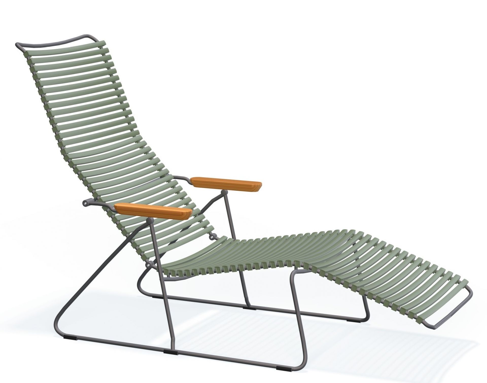 Click Sunlounger Outdoor Sonnenliege Houe Schwarz
