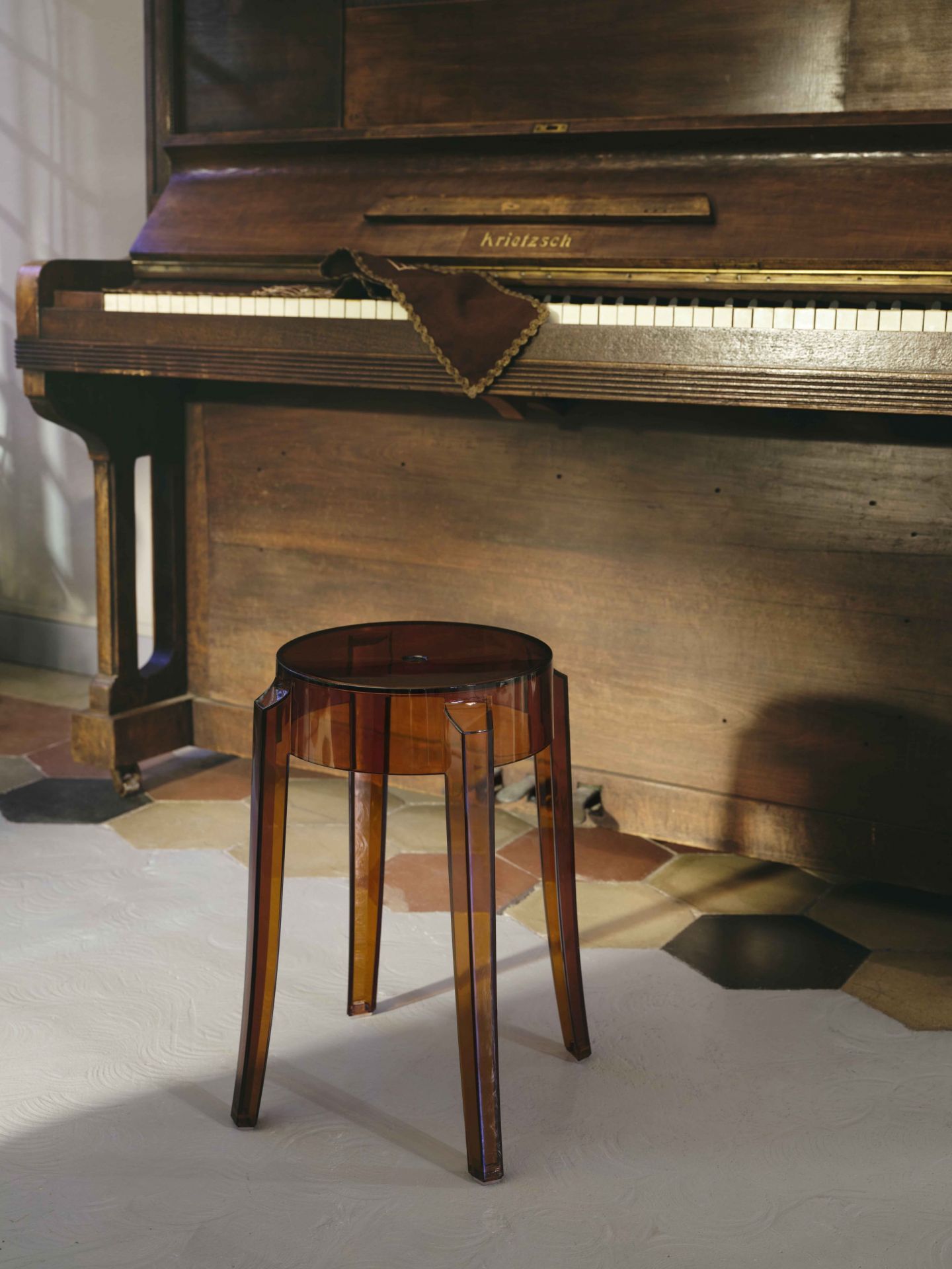 Charles Ghost Hocker 2-er Set Kartell