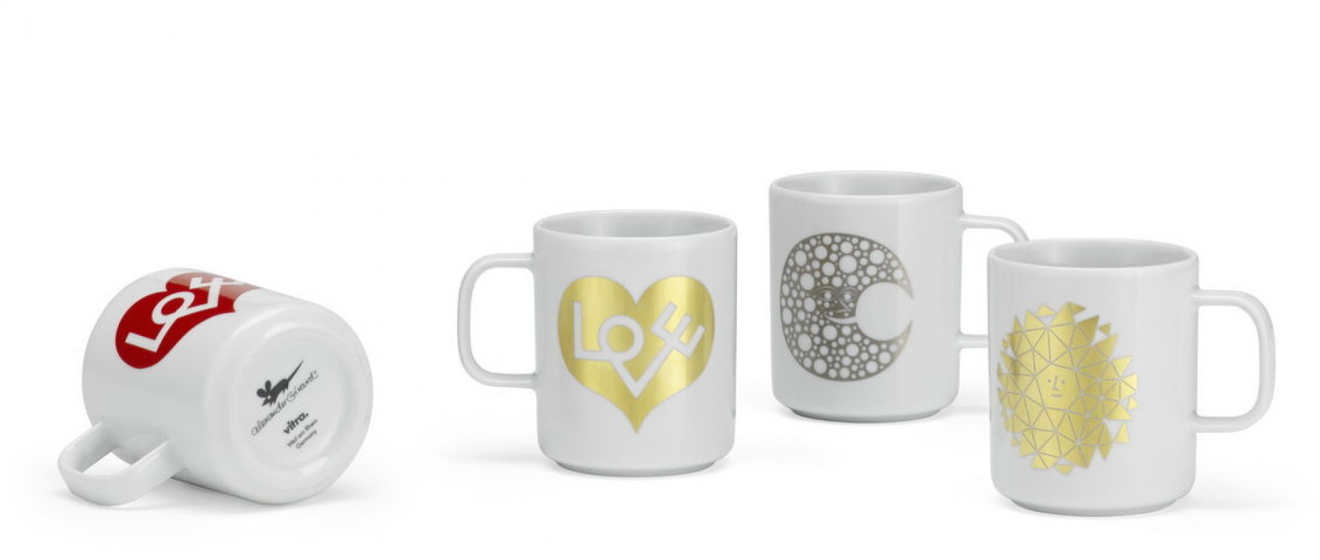 Coffee Mugs NEW Love Heart rot Tasse Vitra EINZELSTÜCK