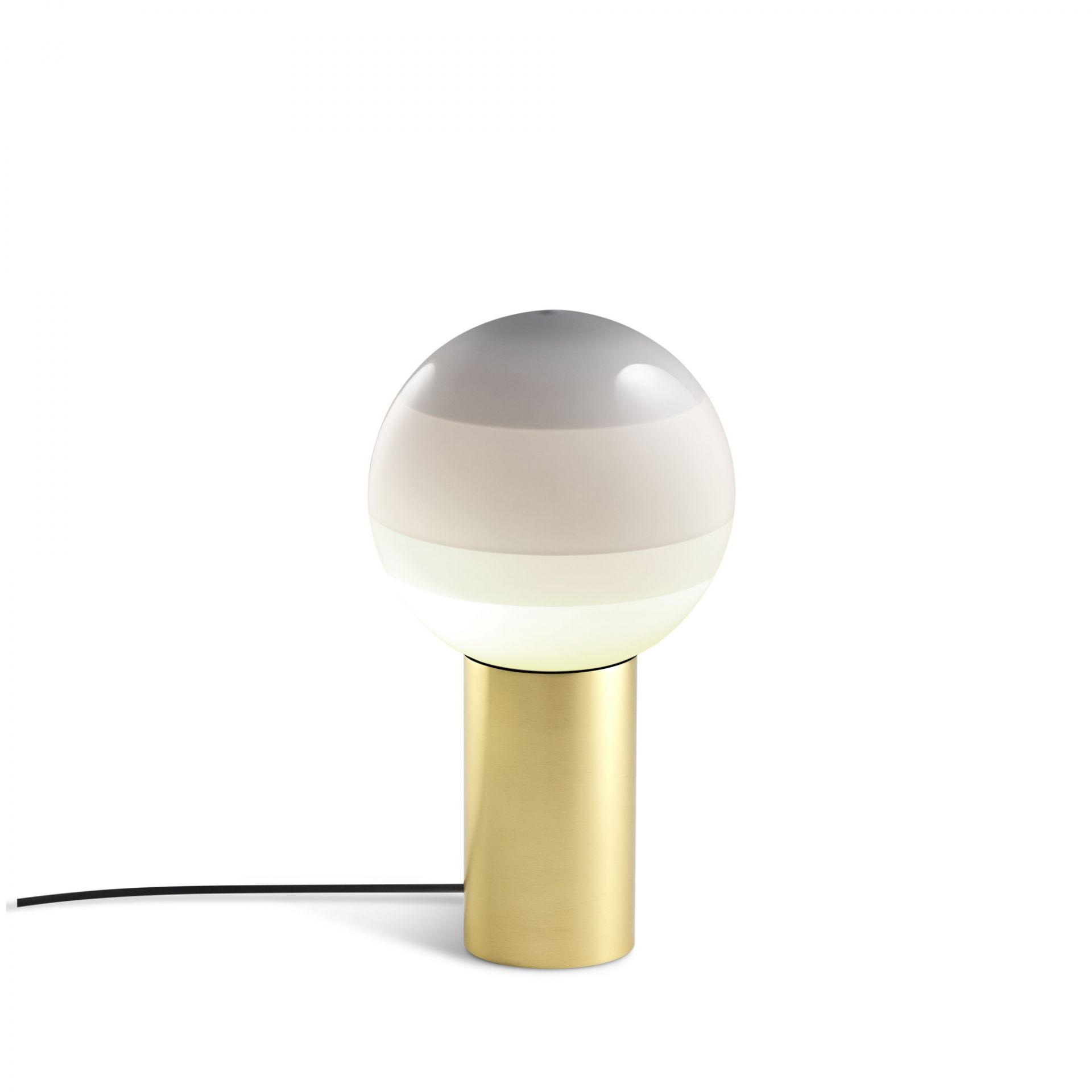 Dipping Light S LED Tischleuchte Marset Perlweiß - Messing