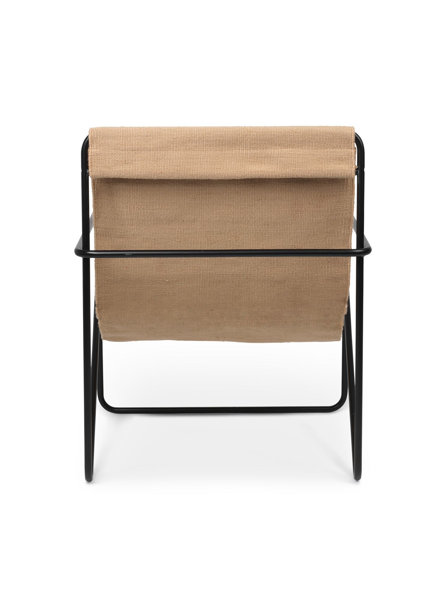 Desert Chair Loungesessel Schwarz / Solid Ferm Living