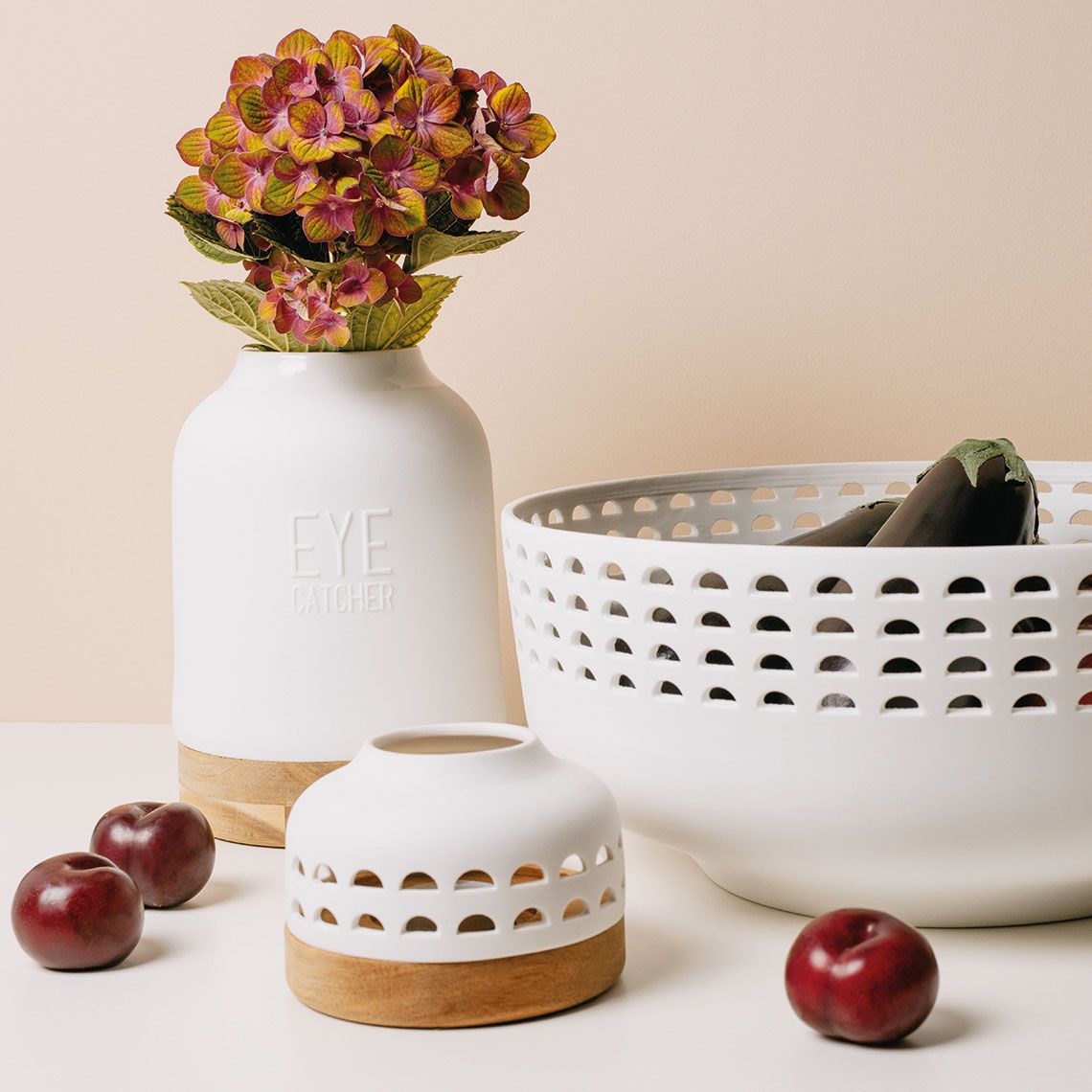 Eyecatcher Blickfang Vase Räder