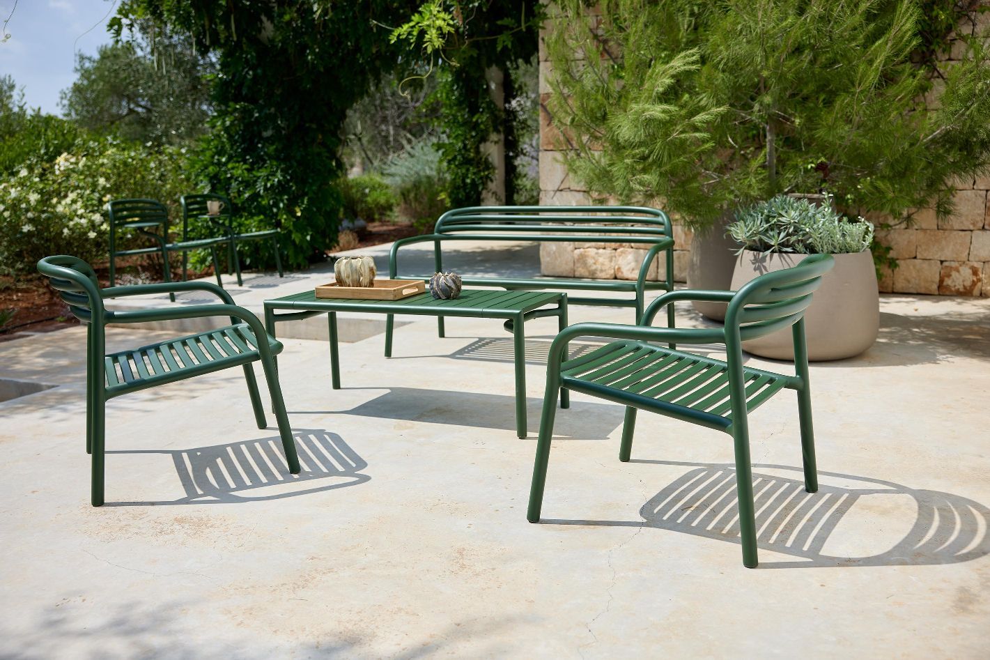 Soil Planter Round Medium Rund Pflanzgefäß Outdoor Cane-Line