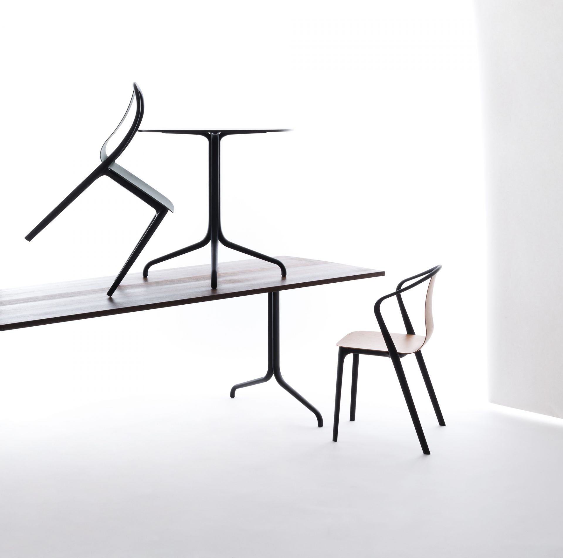 Belleville Chair Plastic Stuhl Vitra
