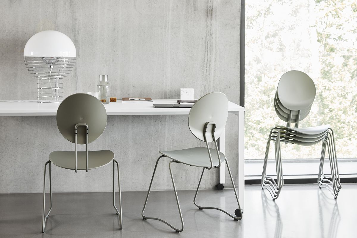 Panton Move Table Esstisch Rollbar Verpan