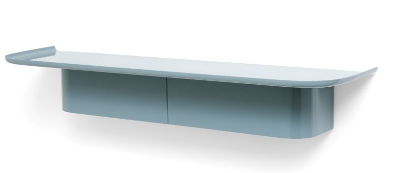 Korpus Shelf Small 7 hooks Wandregal Hay