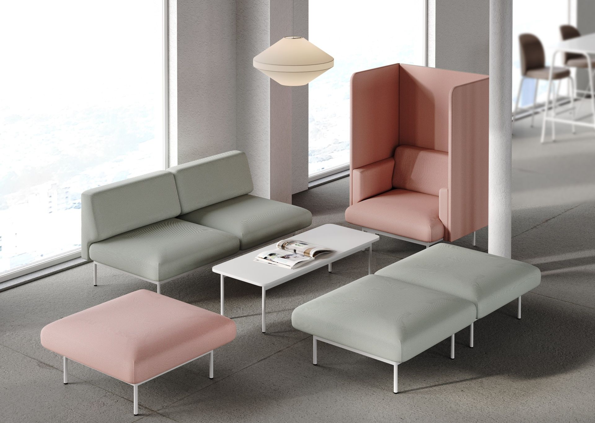 fora FR 100 Ottoman / Hocker Bejot