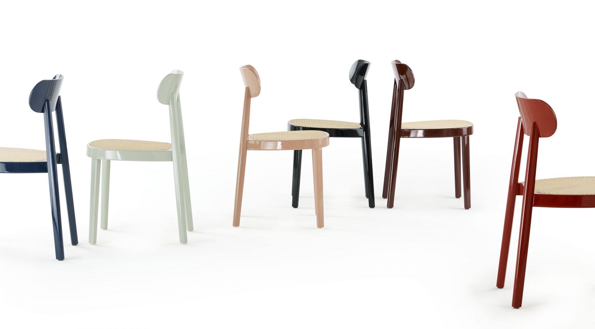 Holzstuhl 118 Hochglanz Thonet