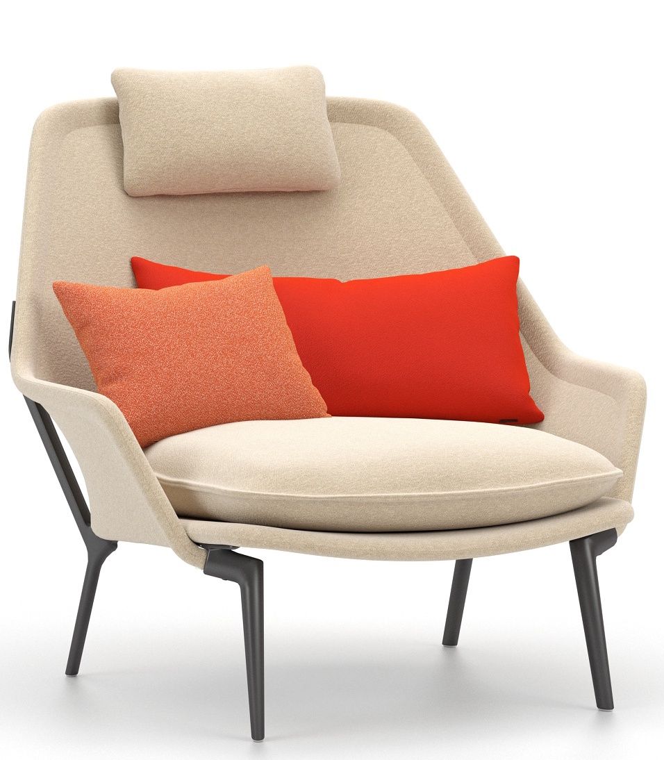 Slow Chair Sessel Stoff Vitra 