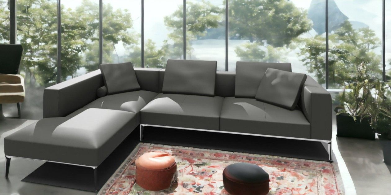 Jaan Living 3 Sitzer Sofa mit 2 Rückenkissen, 2 Komfortkissen & 2 Komfortrollen Kombi Q21 Walter Knoll 