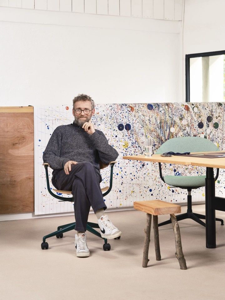 Mynt Rücken und Sitz Kunststoff Bürodrehstuhl Vitra