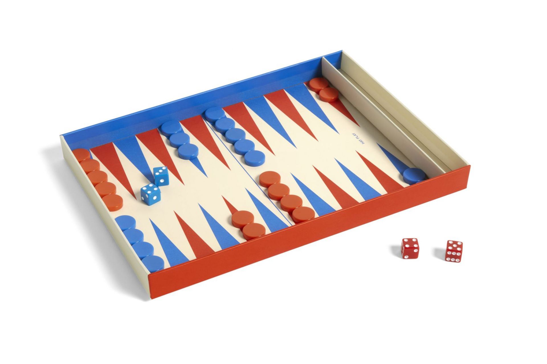Play Backgammon Off-white Hay EINZELSTÜCK