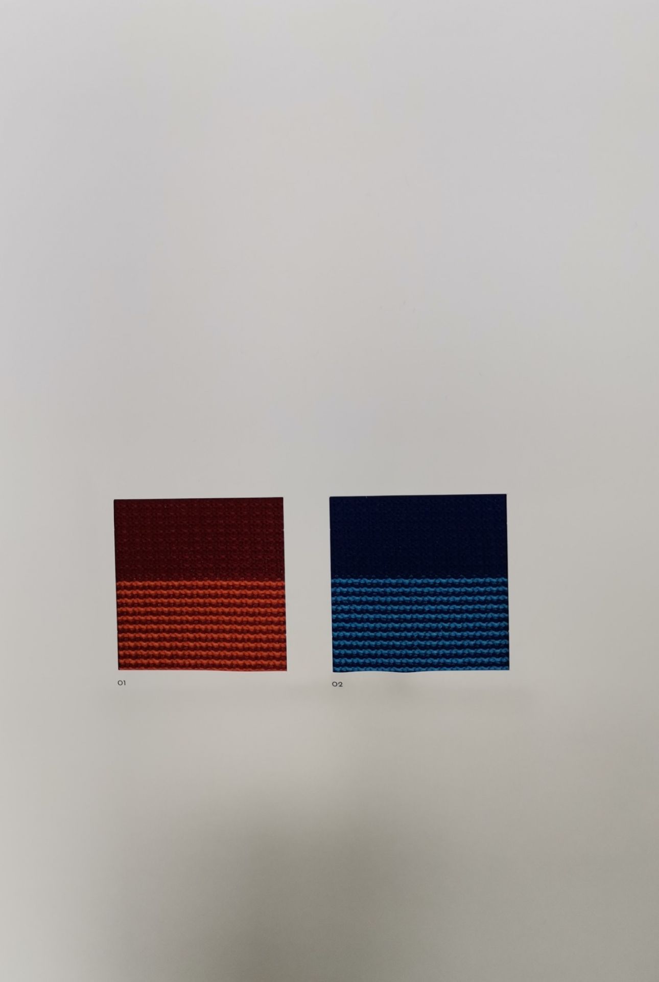 Stoffmusterkarte Duo Knit / Striped Knit Vitra
