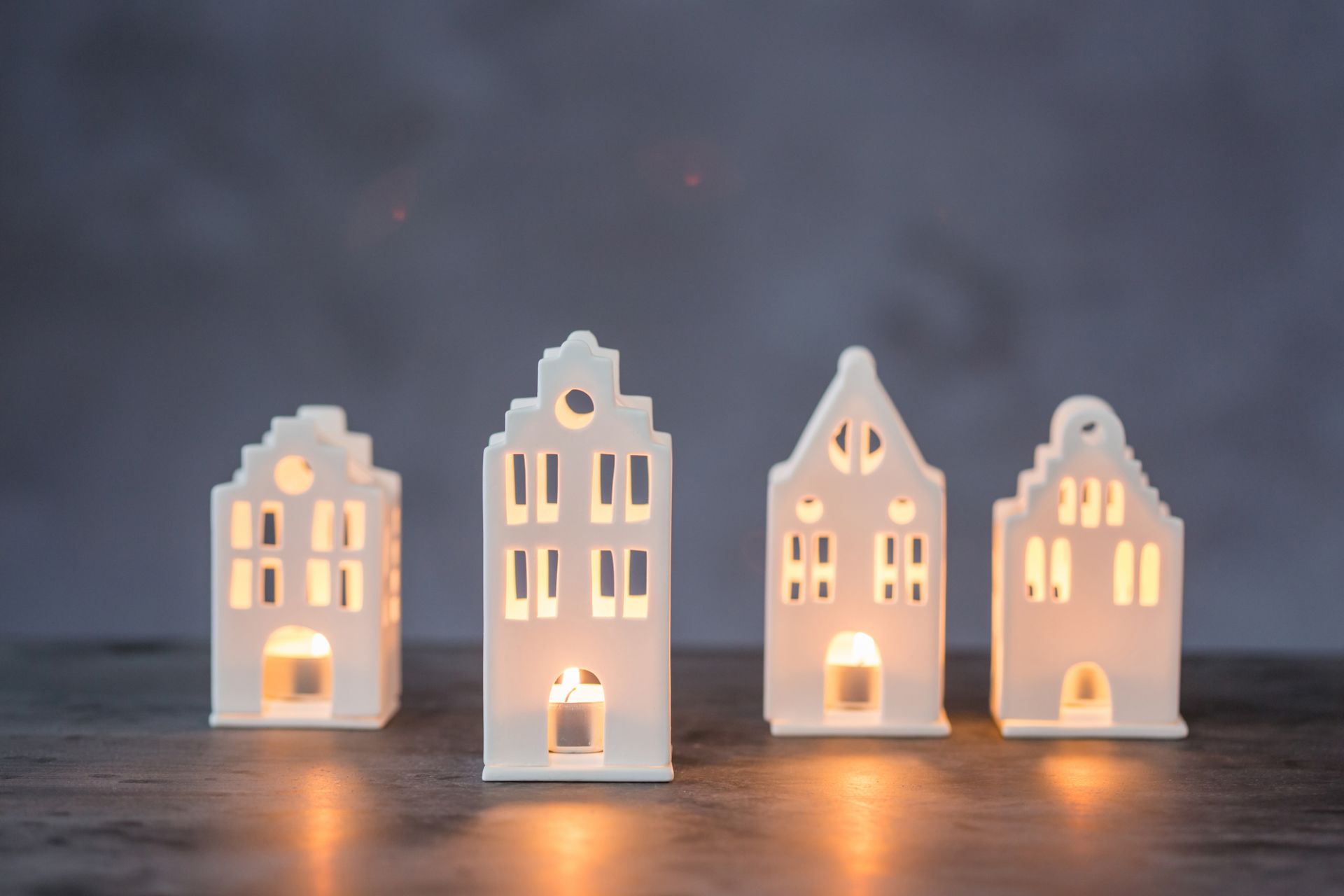 Zuhause Mini Lichthaus Herrenhaus Räder
