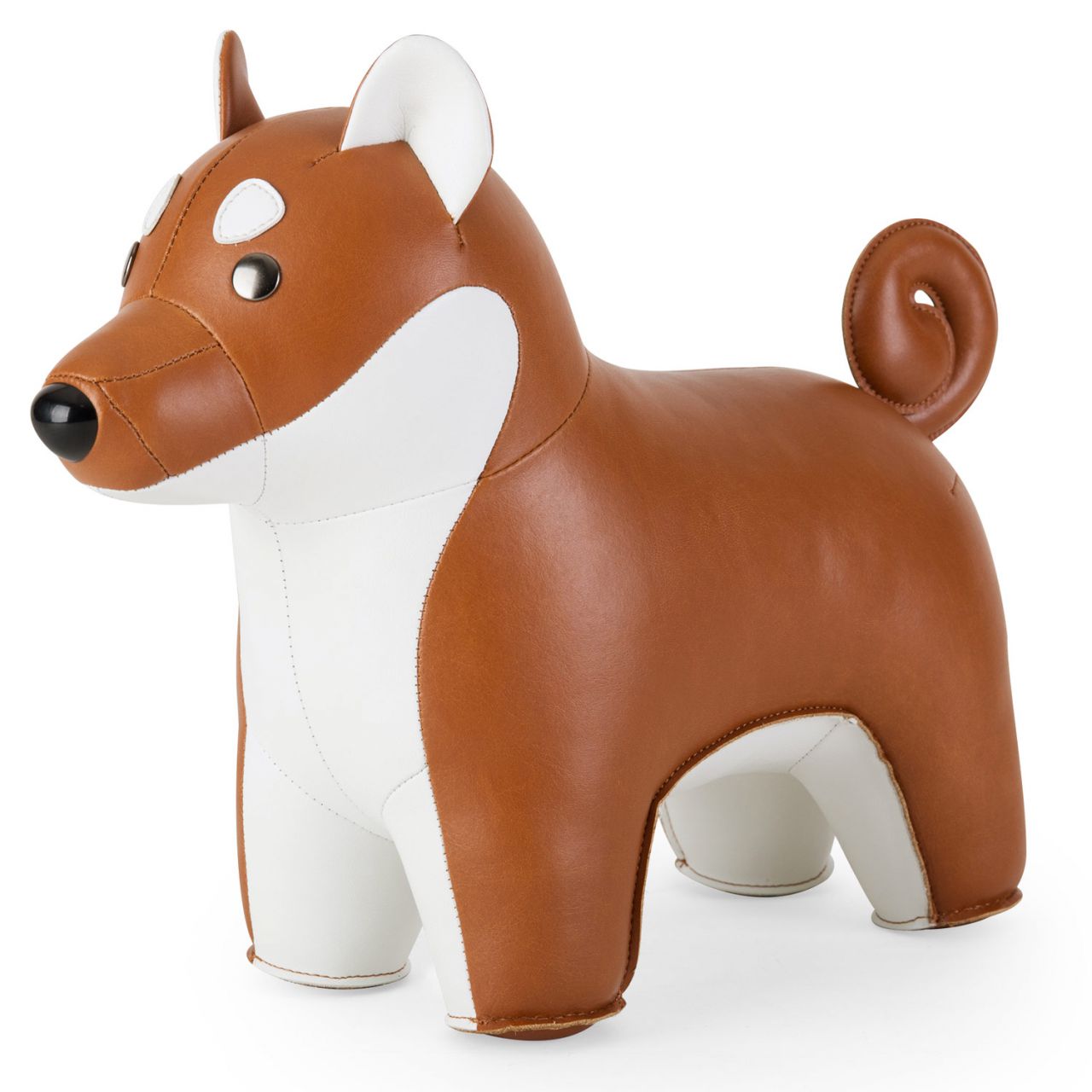 Buchstütze Shiba Inu Braun / Weiß Züny