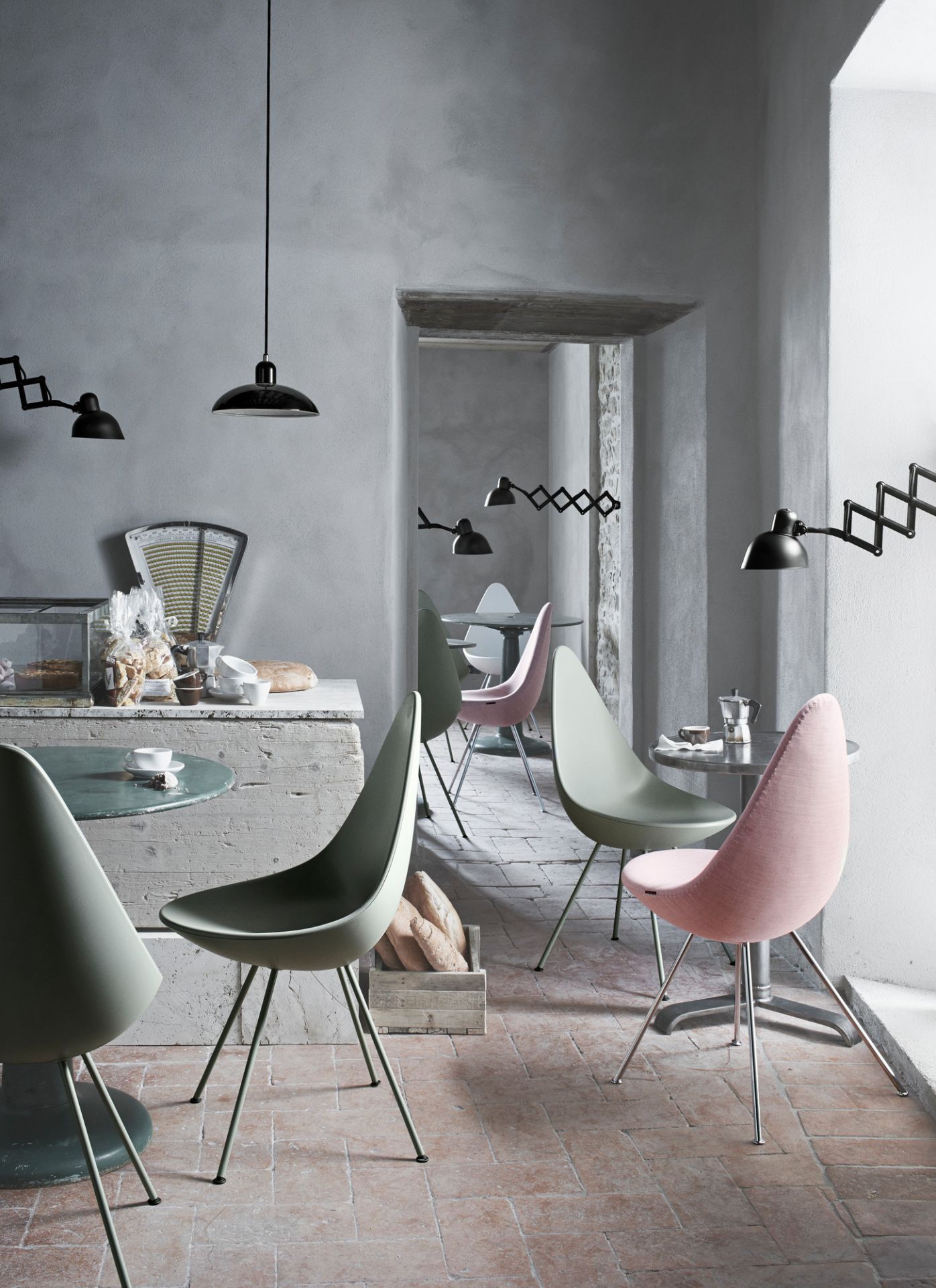 6631 P Pendelleuchte SCHWARZ MATT KAISER idell Fritz Hansen EINZELSTÜCK