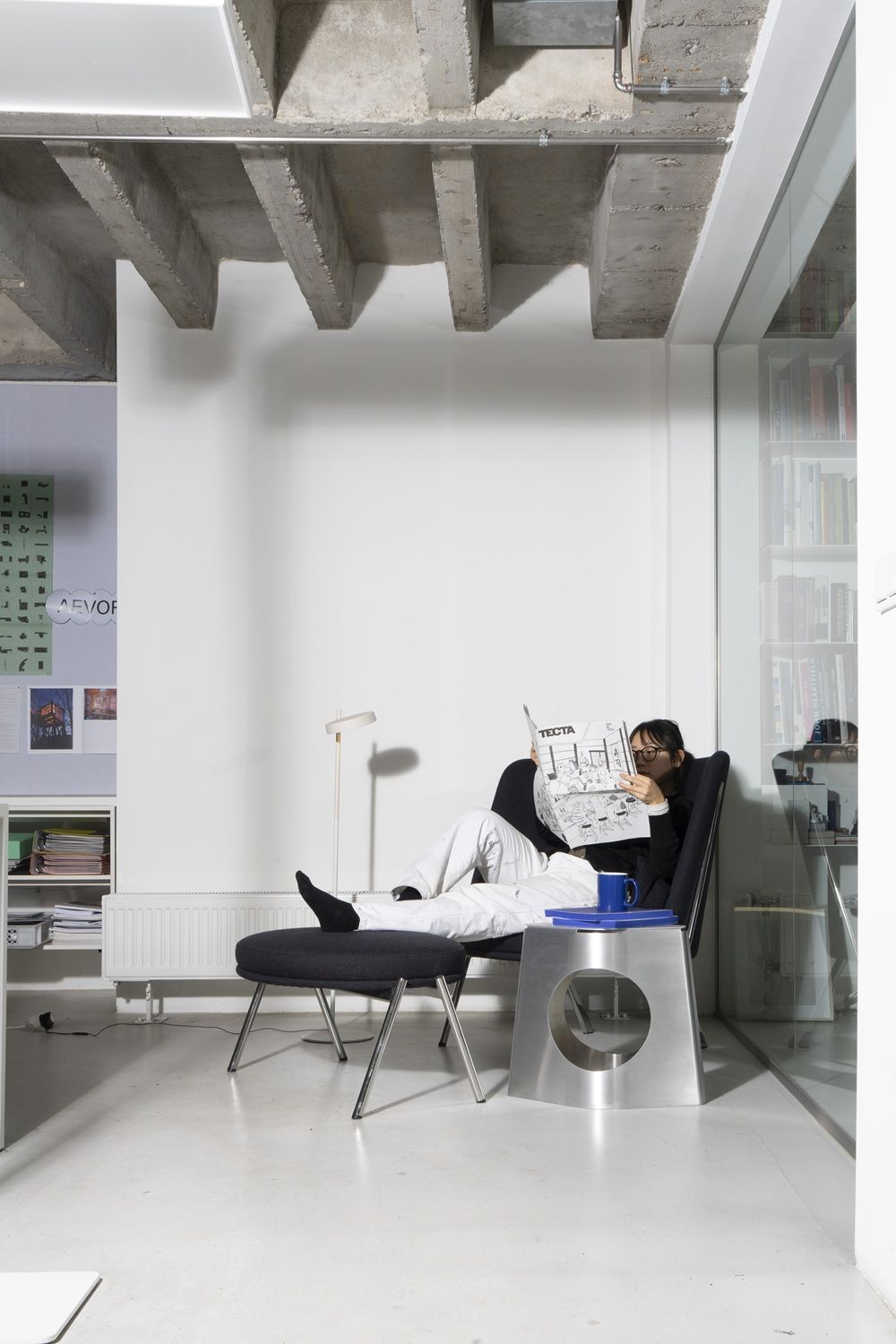 Prism Hocker stapelbar / Beistelltisch Tecta