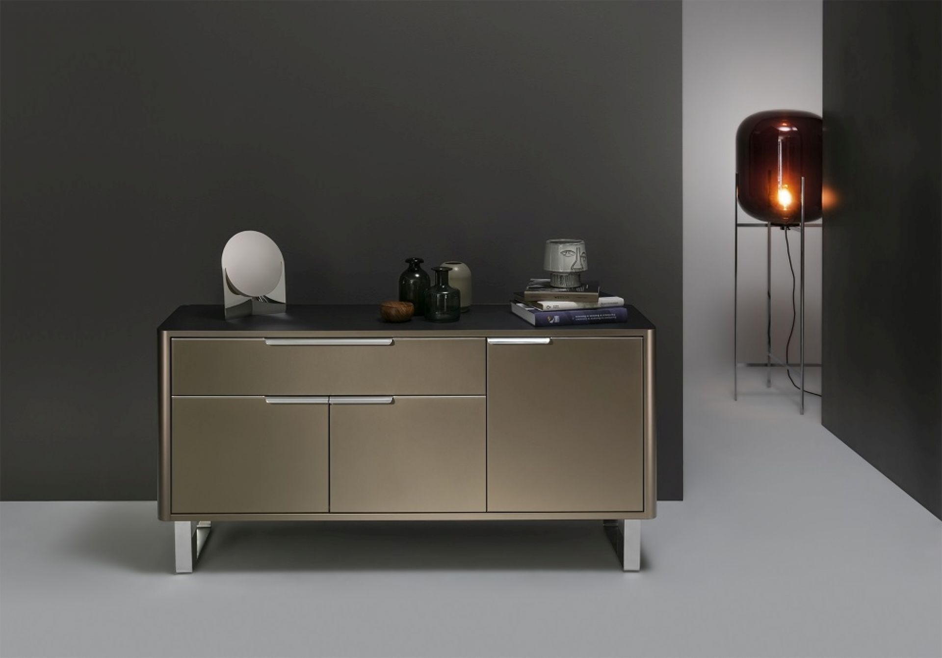 New Classic Line S50 Sideboard Midbronze Müller Möbelfabrikation