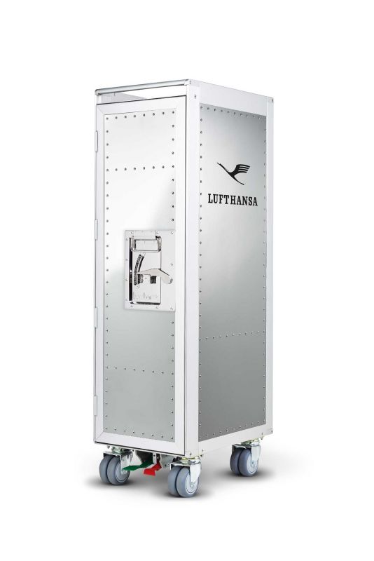 Rivet Rocker Lufthansa retro Flugzeugtrolley Bordbar