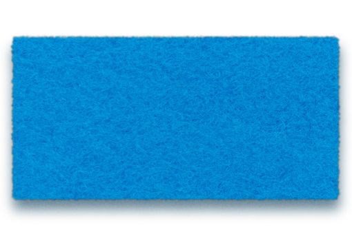 Nahaufnahme eines blauen Filzelements für den Hey Sign Welle Paravent, schalldämmend und dekorativ.