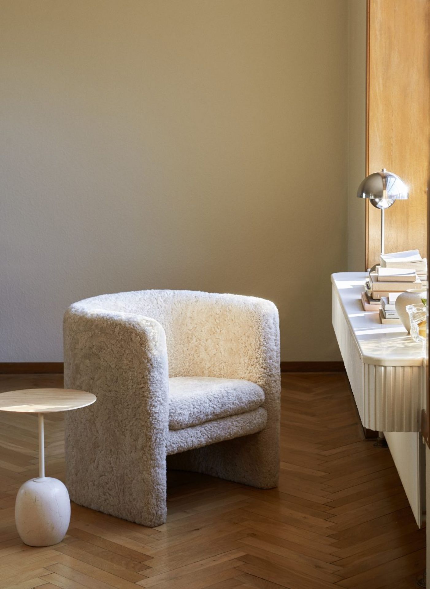 Lato LN8 / LN9 Beistelltisch mit Holzplatte AndTradition 
