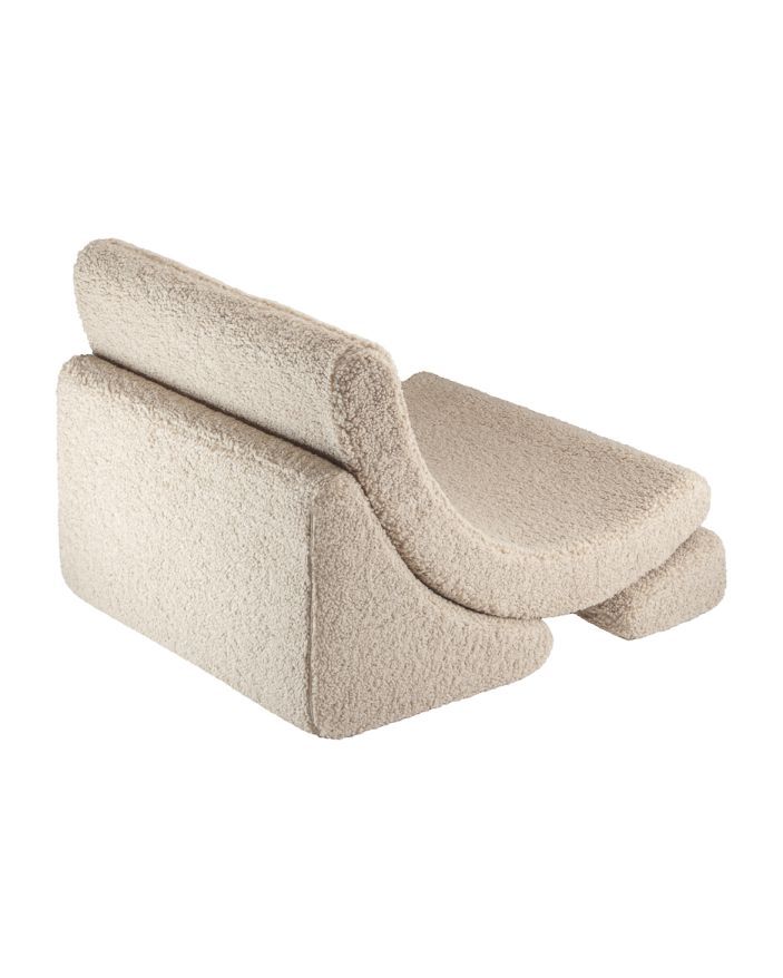 Mond Kindersessel Teddystoff Wigiwama