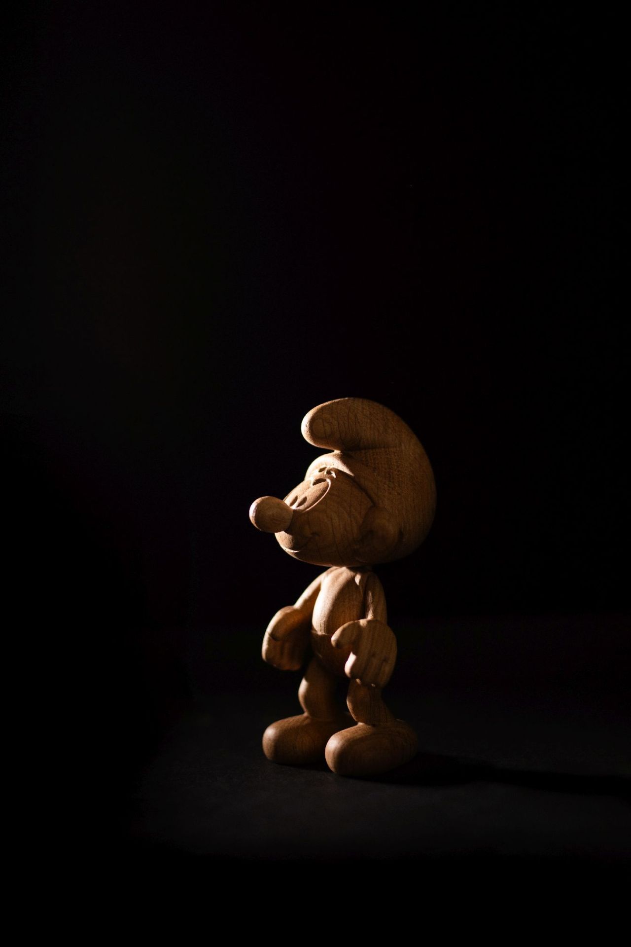 Schlumpf Small Klein Holzfigur Boyhood