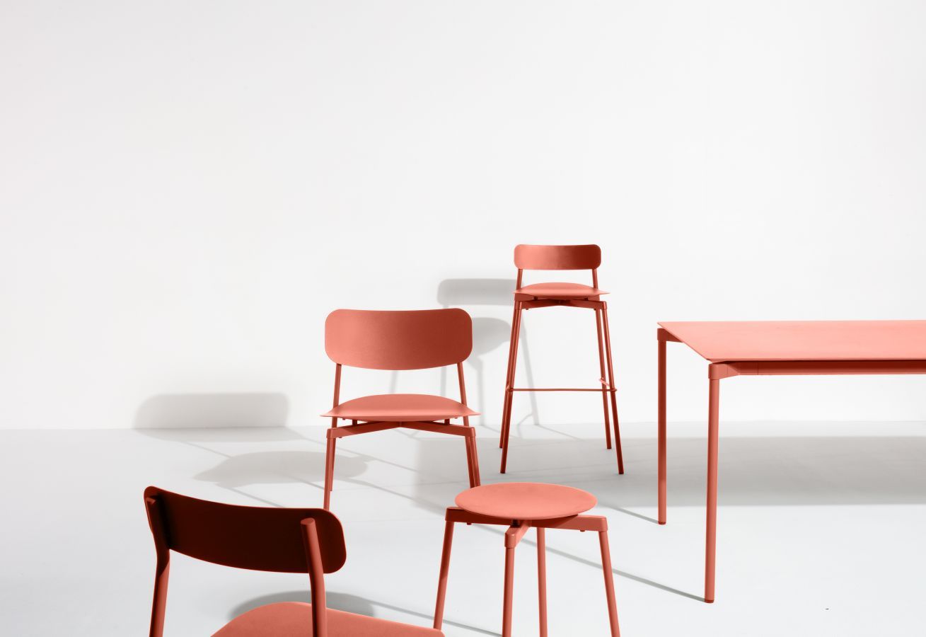 Fromme Chair Stuhl Petite Friture Coral