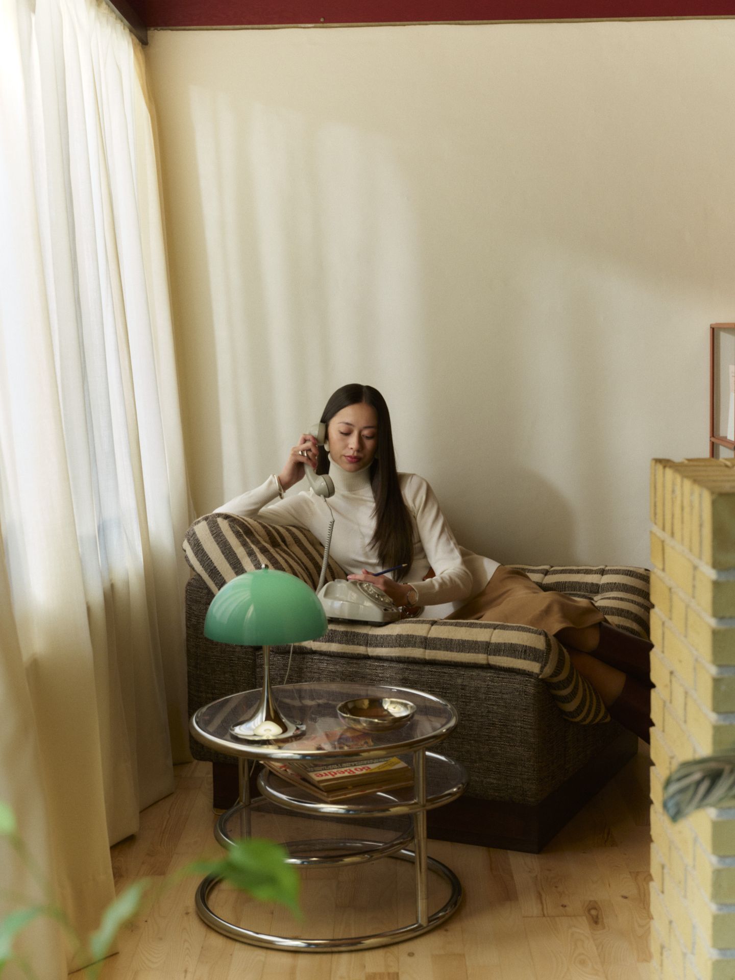 Panthella 250 Portable Chrom Akkuleuchte / Tischleuchte Louis Poulsen