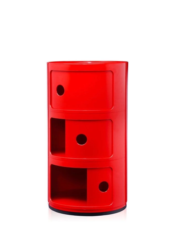 Componibili 4967 3-er Element Kartell-rot