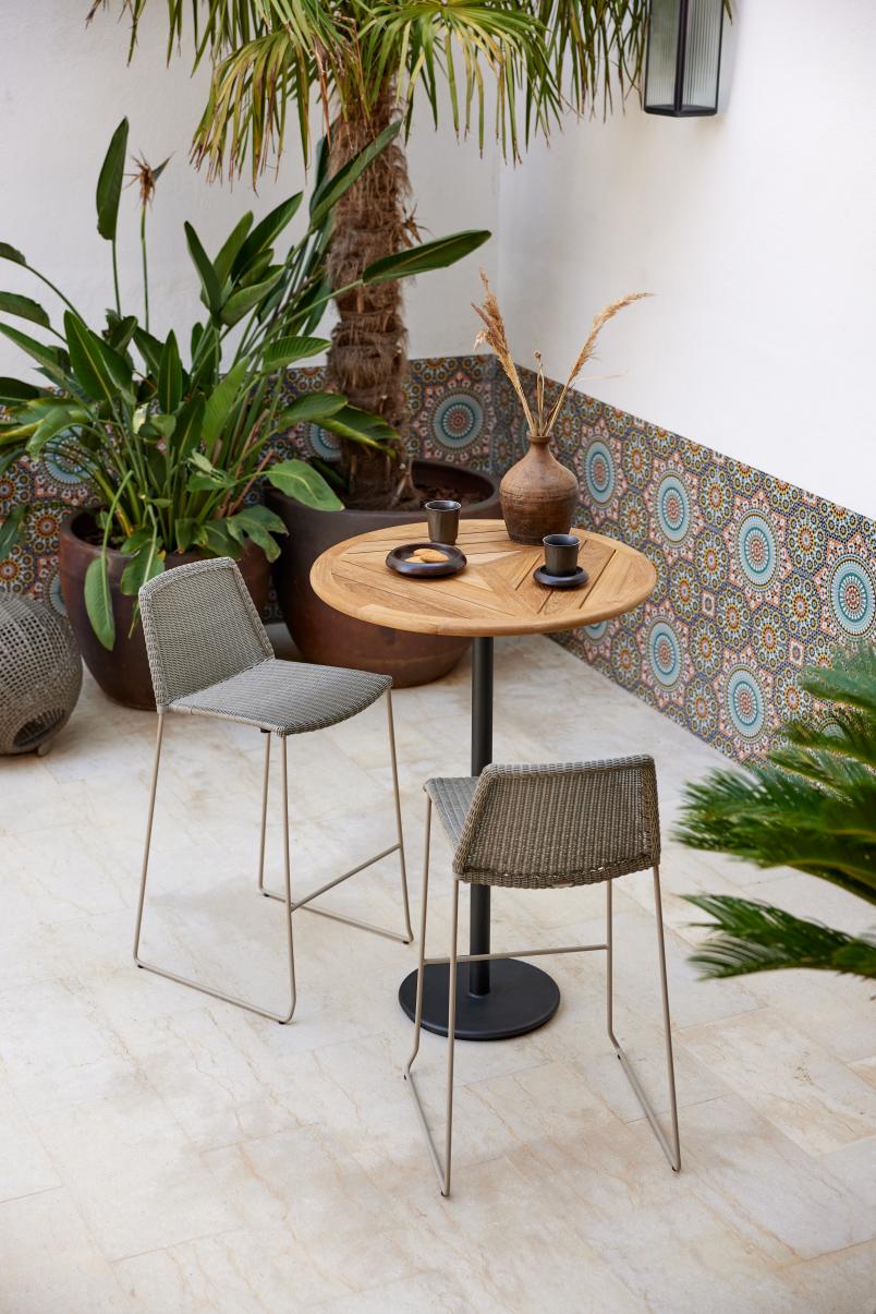 Breeze Outdoor Barhocker Cane-Line Taupe