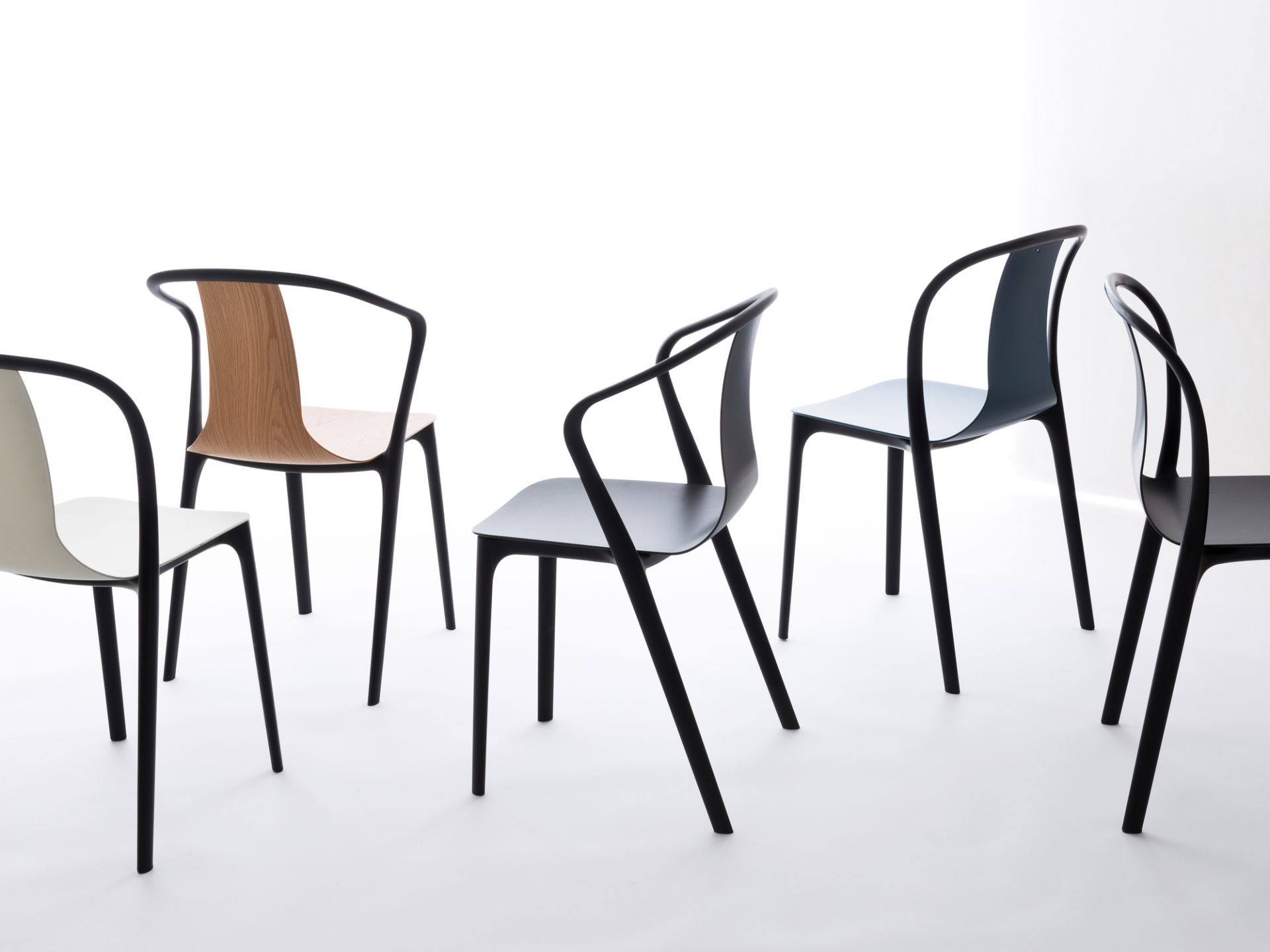 Belleville Chair Plastic Stuhl Vitra