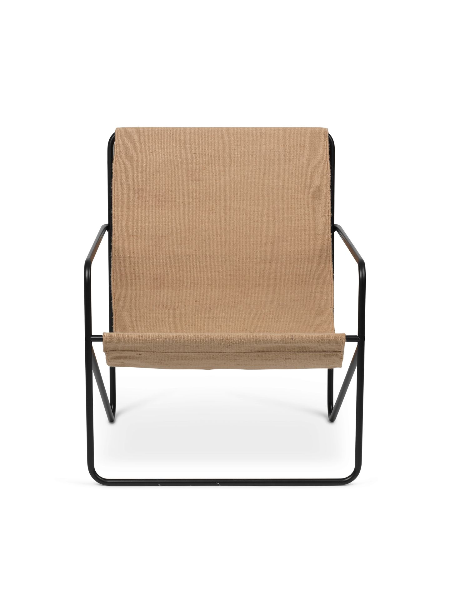 Desert Chair Loungesessel Schwarz / Solid Ferm Living