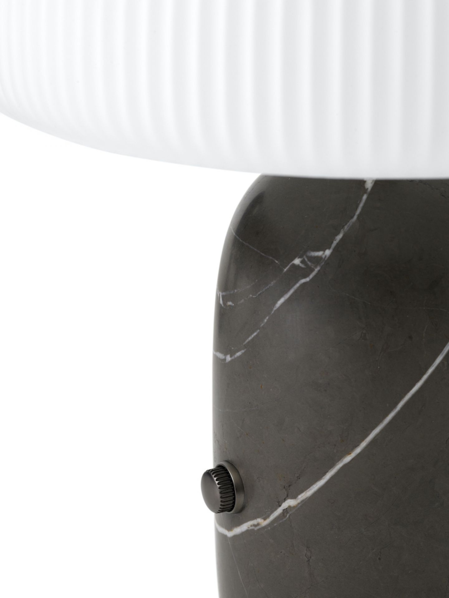 Sculpture Tischlampe klein grau Vipp