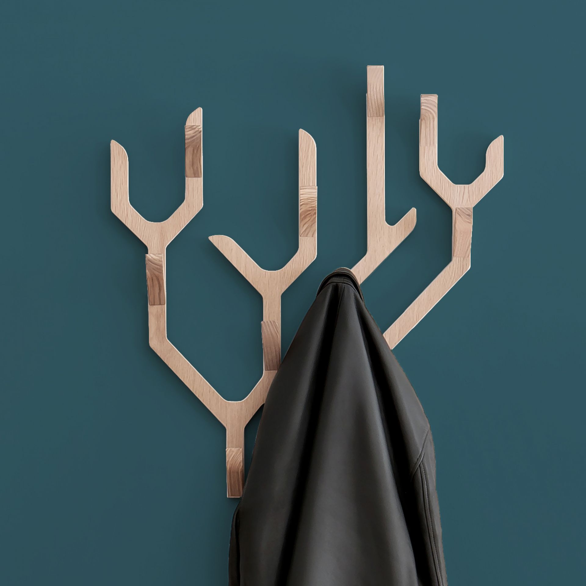 Ambroise Wall Coat rack Wandgarderobe EICHE NATUR Hartô EINZELSTÜCK