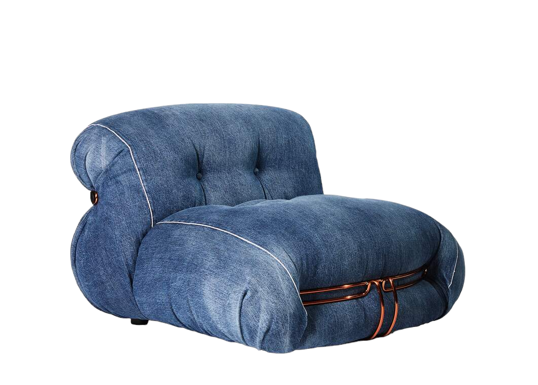 Soriana Denim-Sessel Cassina
