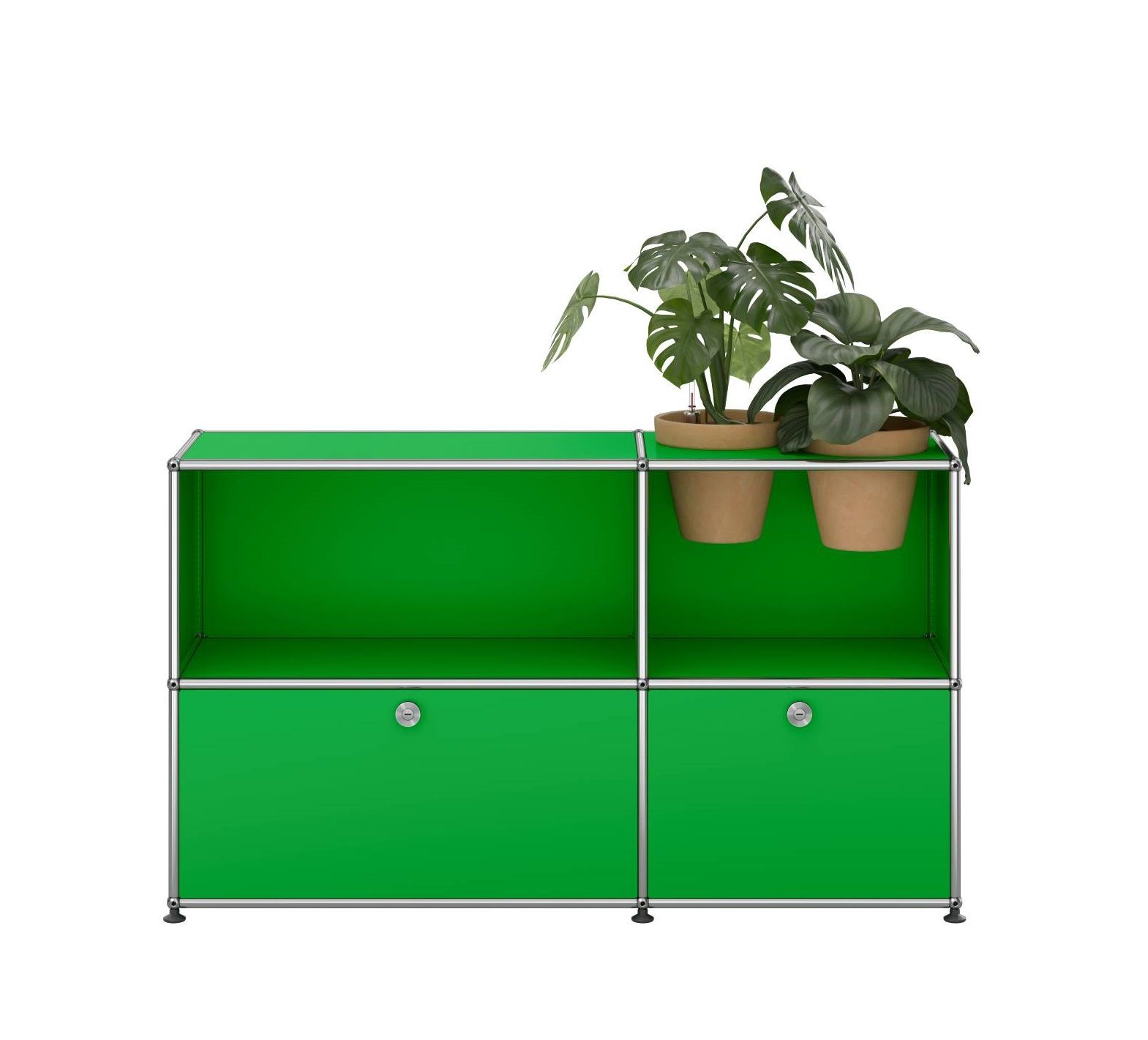 USM Haller Sideboard mit Klapptüren und Pflanzeneinsatz - QUICK SHIP