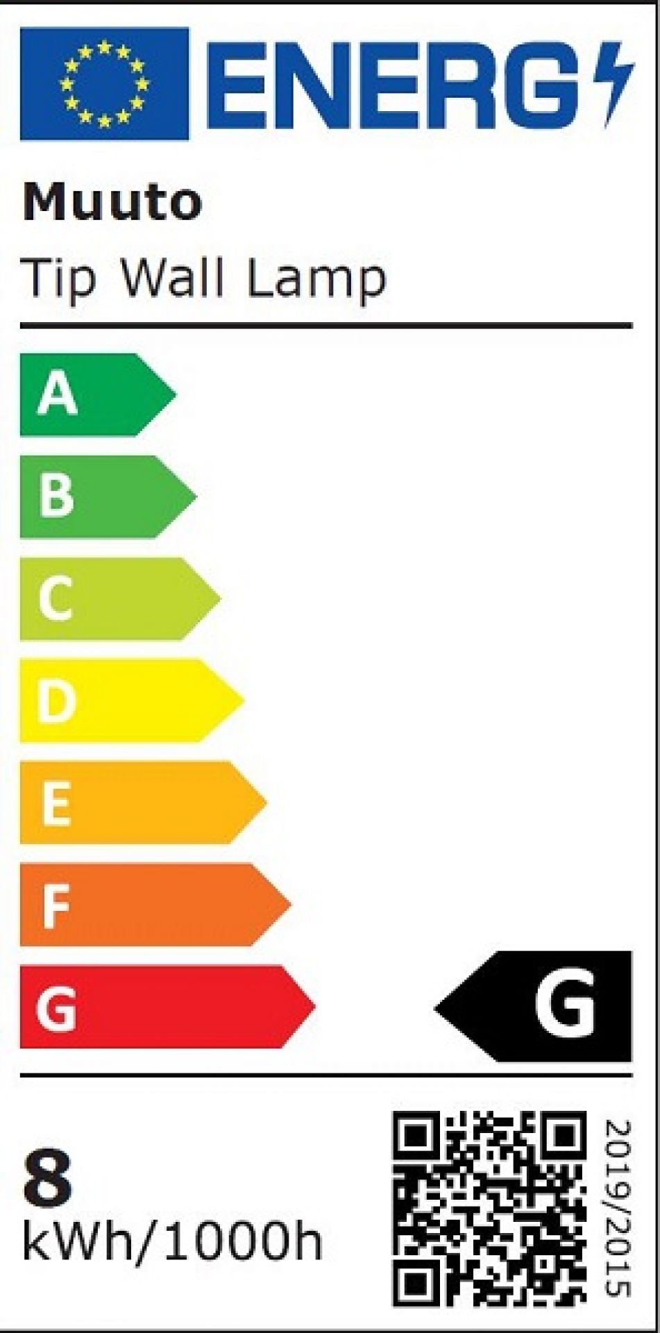 Tip Wall Lamp Wandleuchte Muuto Grau