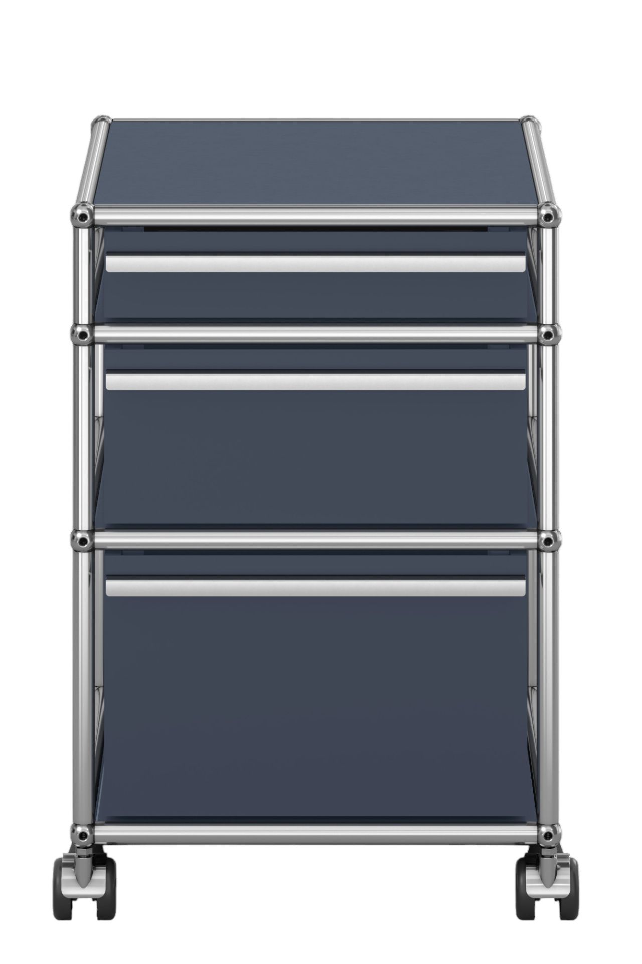 USM Haller Rollcontainer mit 3 Schubladen Anthrazitgrau