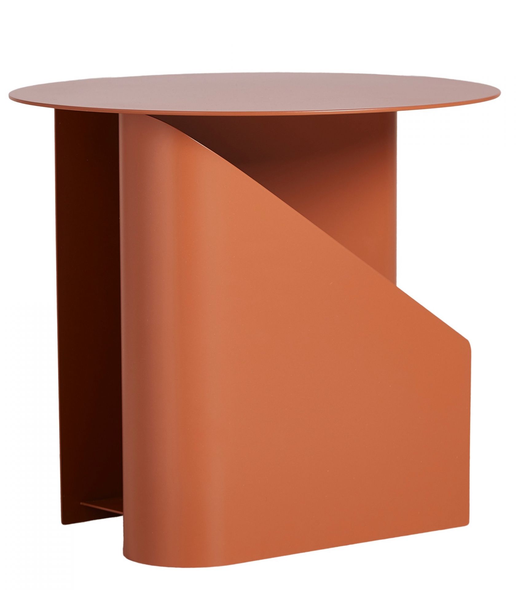 Sentrum Side Table Beistelltisch Burnt orange Woud Sentrum Side Table Beistelltisch Burnt orange Woud