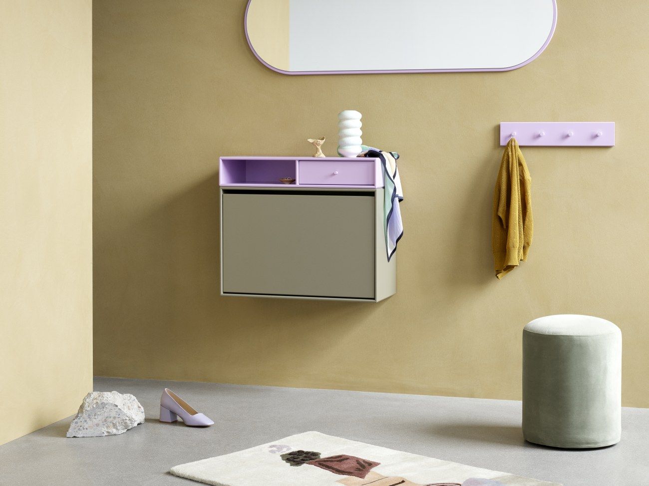 Colour Frame Mirror Figure Spiegel Montana 