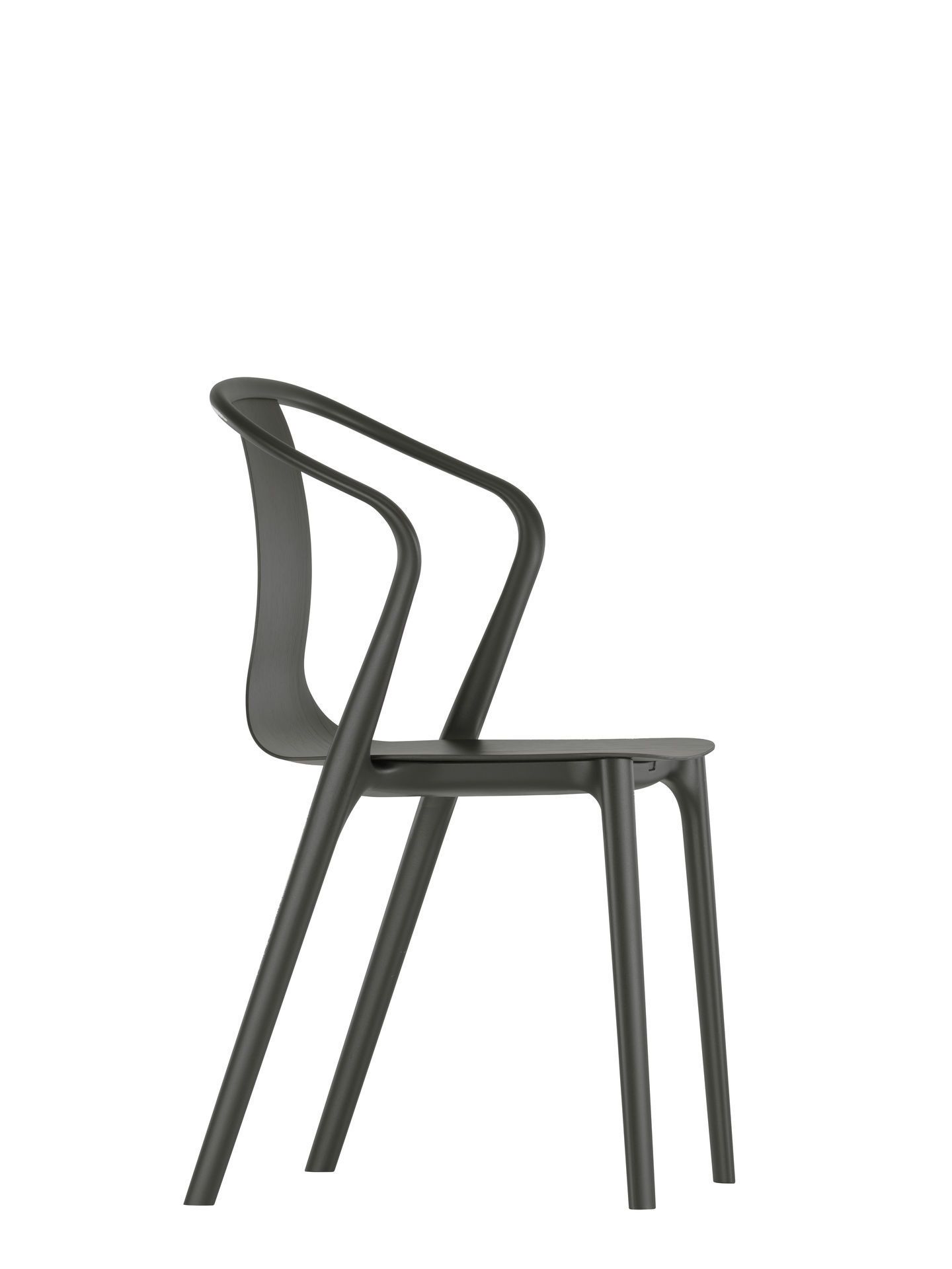 Belleville Armchair Wood Stuhl Vitra