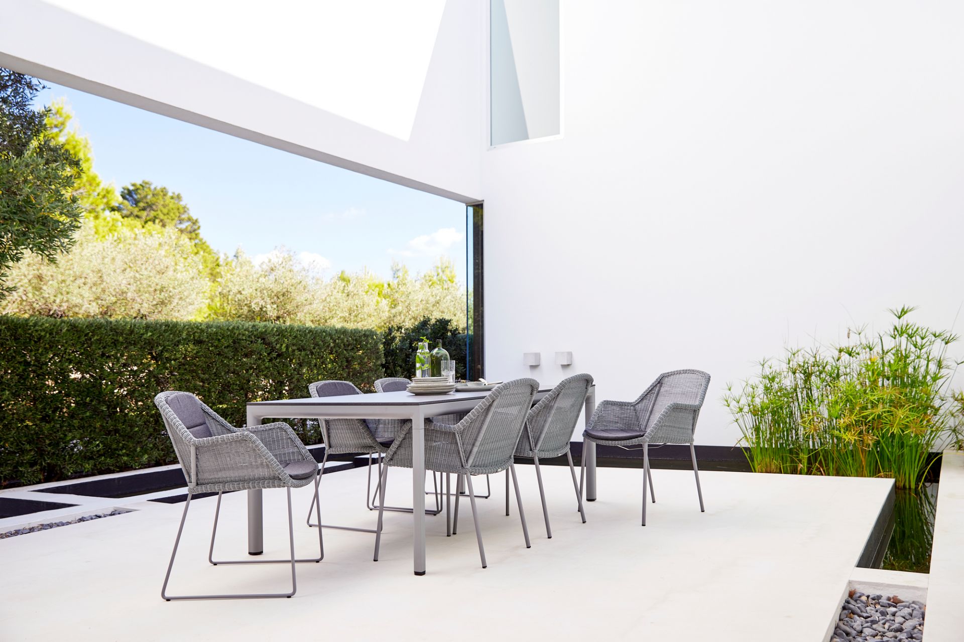 Breeze Sitz- Rückenkissen für Outdoor Stuhl Kufengestell Cane-Line